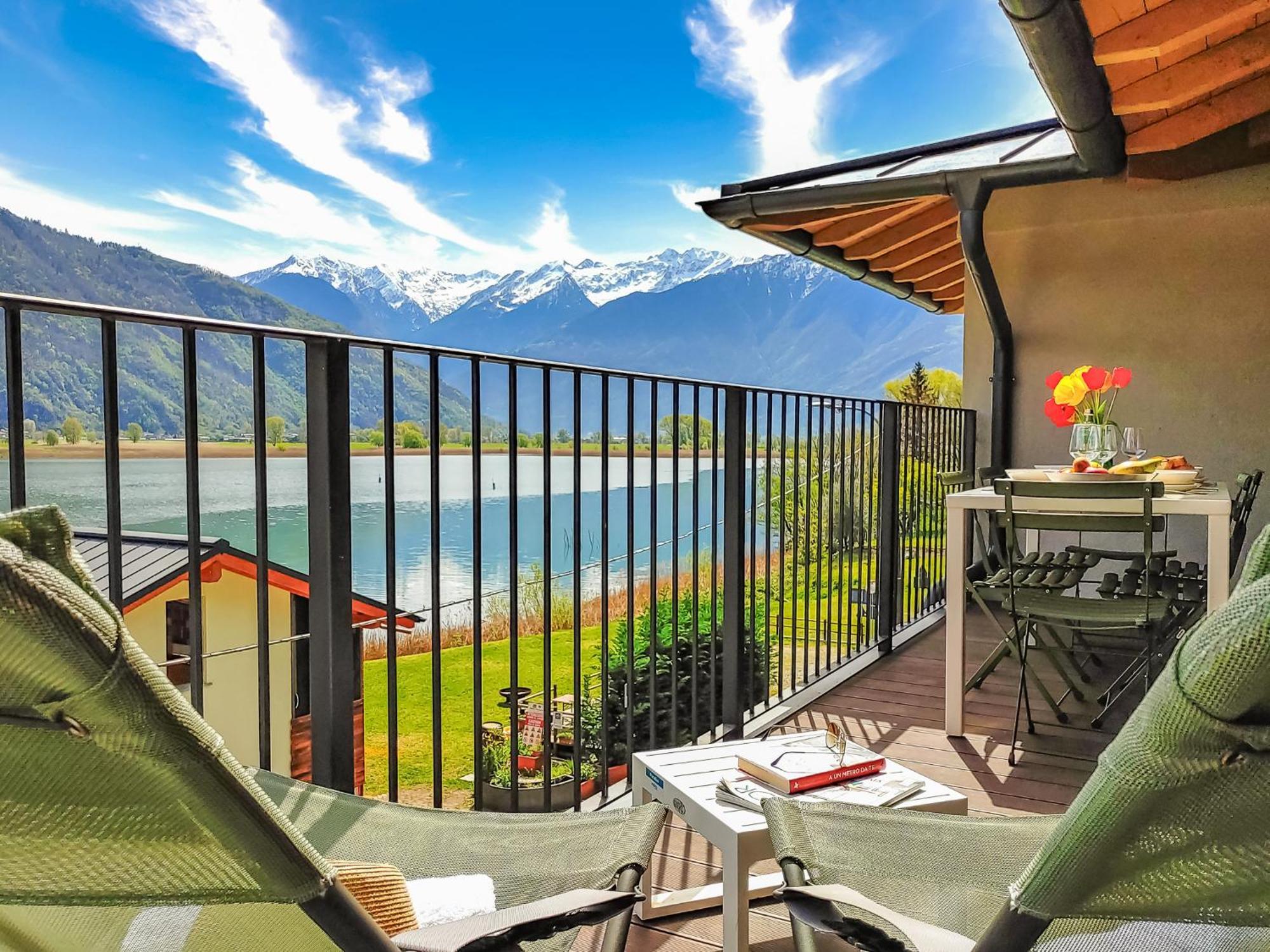 Dascio Dolce Ferienwohnung Panorama Balkon Am See Exterior foto